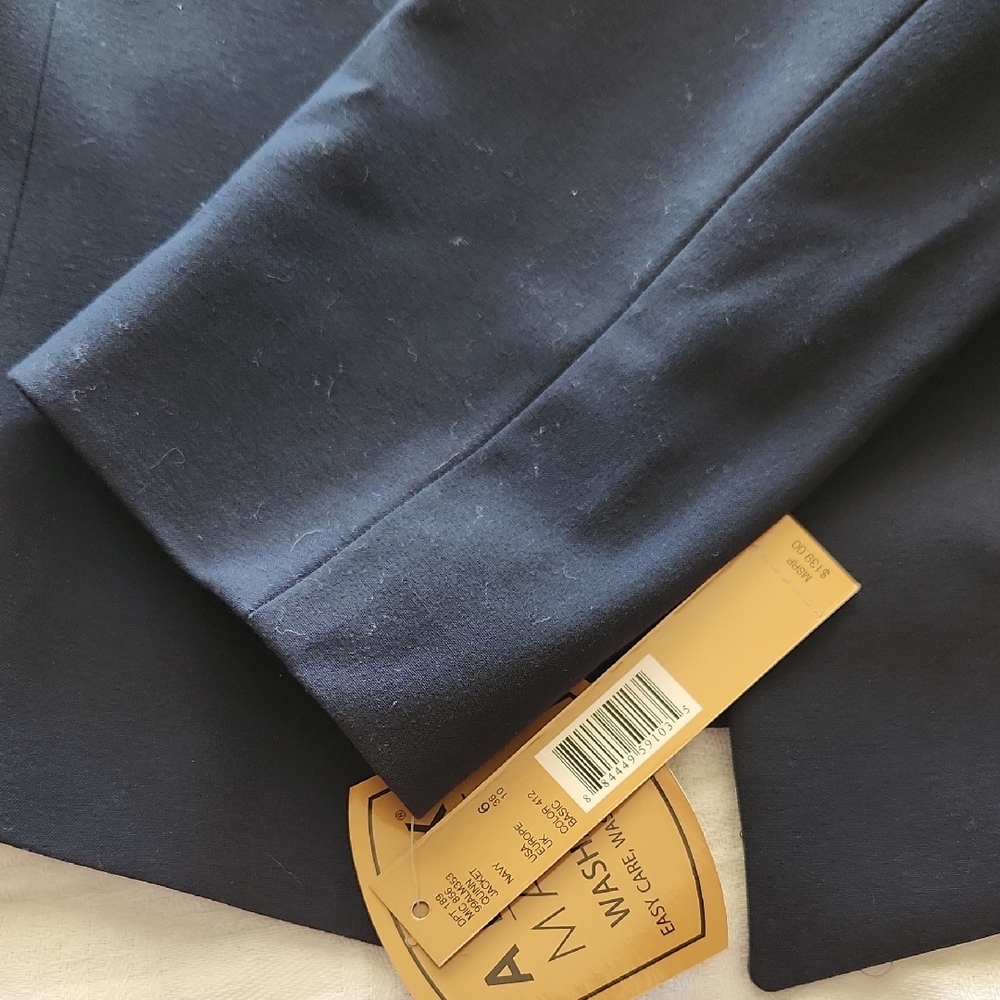 NWT Alex Marie Navy Tailored Blazer - Picture 5 of 9